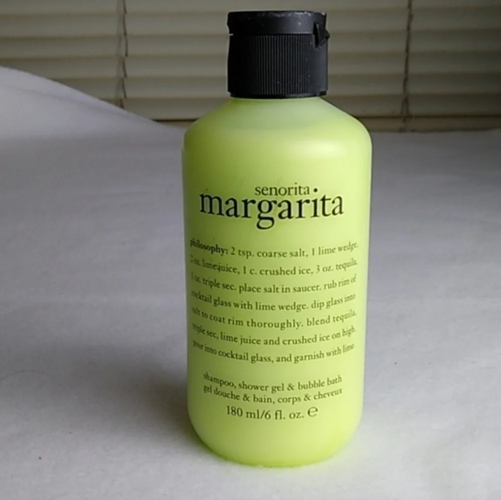 Philosophy Senorita Margarita Shampoo, Shower Gel, Bubble Bath 6 Oz. NWT